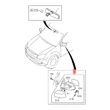 Kép 4/4 - 8980653374 Isuzu D-Max Visszapillantó Tükör Bal TFR TFS 2012-2021-3