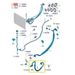 Kép 3/3 - Klímakompresszor nagynyomású / magasnyomású cső / nyomócső - tömlő - Klímahűtőre csatlakozik