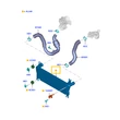 Kép 5/5 - 5271339 Ford Ranger Töltőlevegő Hűtő TKE MK3 2.2 TDCi 2011-2019-4