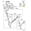 Kép 2/2 - MR151065 Mitsubishi L200 Szervókormánymű Pitman Tengely Javító Készlet 1996-2007-2