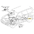 Kép 4/4 - 89546-60030 Toyota Land Cruiser ABS Jeladó Bal Hátsó FZJ HDJ UZJ 1998-2007