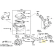 Kép 3/4 - 17341-30060 Toyota Hilux Levegőcső Turbó - Fojtószelep Között