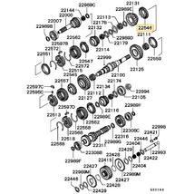 ME581681 MitsubishiPajero Szinkron Kapcsoló Gyűrű 1. Fokozat 1990-2011