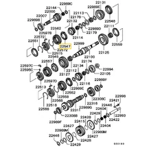 ME581195 Mitsubishi Pajero Szinkron Kapcsoló Gyűrű 3. Fokozat 1990-2011