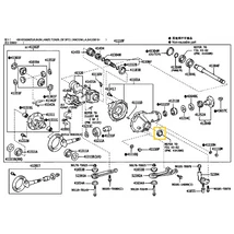 90311-47012 Toyota Hilux Differenciálmű Féltengely Kihajtás Szimering 2005-2012