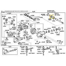 90311-47013 Toyota Hilux Differenciálmű Féltengely Kihajtás Szimering 2005-2012