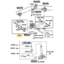 04483-60060 Toyota Land Cruiser Laprugó Kengyel Rugó Nyolcas 1984-1999