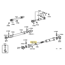 37302-35050 Toyota Dyna Kardánvilla Kardán Csúszka 1987-2001, 2021-től