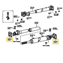 37315-35040 Toyota Dyna Talpas Kardánvilla 1985-2001