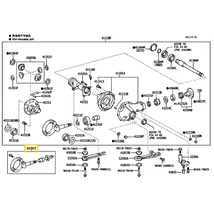 41201-79135 Toyota Land Cruiser Első Differenciálmű Tányérkerék Kúpkerék Szett 2006-2017