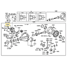 41450-60070 Toyota Land Cruiser Differenciálzár Kapcsoló Motor FZJ HDJ UZJ 1998-2007