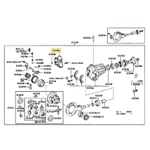 41450-60080 Toyota Land Cruiser Differenciálzár Kapcsoló Motor