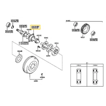 42421-35050 Toyota Hilux Hátsó Hajtótengely Csapágyház 1997-2005